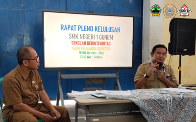 Rapat Pleno Kelulusan SMK Negeri 1 Gunem Teguhkan Komitmen Sebagai Sekolah Berintegritas